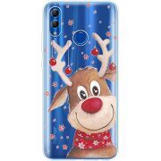 Прозрачный чехол Uprint Honor 10 Lite Winter Deer