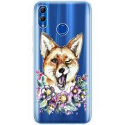 Прозрачный чехол Uprint Honor 10 Lite Winking Fox