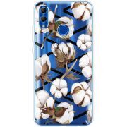 Прозрачный чехол Uprint Honor 10 Lite Cotton flowers