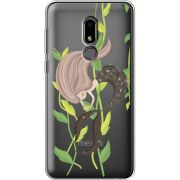 Прозрачный чехол Uprint Meizu M8 Lite Cute Mermaid