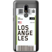 Прозрачный чехол Uprint Meizu M8 Lite Ticket Los Angeles