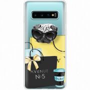 Прозрачный чехол Uprint Samsung G973 Galaxy S10 Fashion Pug