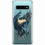 Прозрачный чехол Uprint Samsung G973 Galaxy S10 Eagle