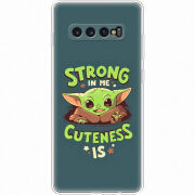 Чехол Uprint Samsung G975 Galaxy S10 Plus Strong in me Cuteness is