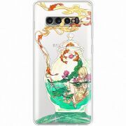 Прозрачный чехол Uprint Samsung G975 Galaxy S10 Plus Kettle