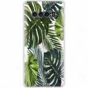 Прозрачный чехол Uprint Samsung G975 Galaxy S10 Plus Palm Tree
