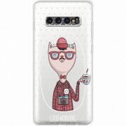 Прозрачный чехол Uprint Samsung G975 Galaxy S10 Plus Good Morning