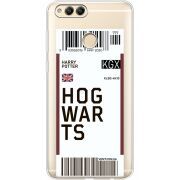 Прозрачный чехол Uprint Honor 7x Ticket Hogwarts