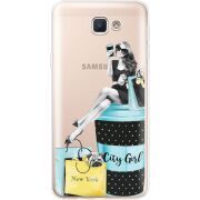 Прозрачный чехол Uprint Samsung J5 Prime G570F City Girl