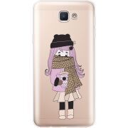 Прозрачный чехол Uprint Samsung J5 Prime G570F Winter Morning Girl