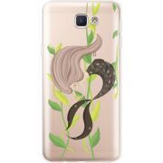 Прозрачный чехол Uprint Samsung J5 Prime G570F Cute Mermaid