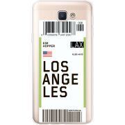 Прозрачный чехол Uprint Samsung J5 Prime G570F Ticket Los Angeles