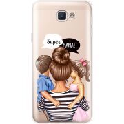 Прозрачный чехол Uprint Samsung J5 Prime G570F Super Mama