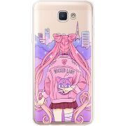 Прозрачный чехол Uprint Samsung J5 Prime G570F Wiked Lady