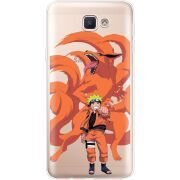 Прозрачный чехол Uprint Samsung J5 Prime G570F Naruto and Kurama