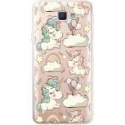 Прозрачный чехол Uprint Samsung J5 Prime G570F Unicorns