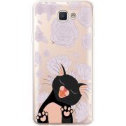 Прозрачный чехол Uprint Samsung J5 Prime G570F Meow