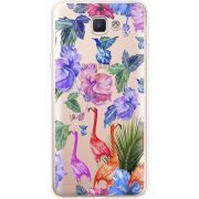 Прозрачный чехол Uprint Samsung J5 Prime G570F Flamingo