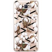 Прозрачный чехол Uprint Samsung J5 Prime G570F Cotton flowers