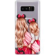Прозрачный чехол Uprint Samsung N950F Galaxy Note 8 Mouse Girls
