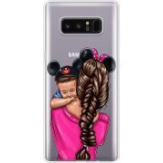 Прозрачный чехол Uprint Samsung N950F Galaxy Note 8 Mouse Mommy