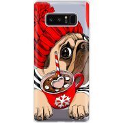 Прозрачный чехол Uprint Samsung N950F Galaxy Note 8 Winter Puggy