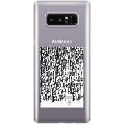 Прозрачный чехол Uprint Samsung N950F Galaxy Note 8 Blah Blah