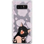 Прозрачный чехол Uprint Samsung N950F Galaxy Note 8 Meow
