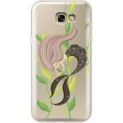 Прозрачный чехол Uprint Samsung A720 Galaxy A7 2017 Cute Mermaid