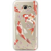 Прозрачный чехол Uprint Samsung A720 Galaxy A7 2017 Japanese Koi Fish