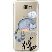 Прозрачный чехол Uprint Samsung A720 Galaxy A7 2017 Just Love