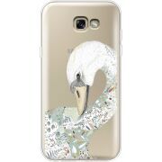Прозрачный чехол Uprint Samsung A720 Galaxy A7 2017 Swan