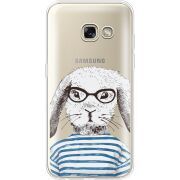 Прозрачный чехол Uprint Samsung A320 Galaxy A3 2017 MR. Rabbit