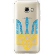 Прозрачный чехол Uprint Samsung A320 Galaxy A3 2017 Gold Trident