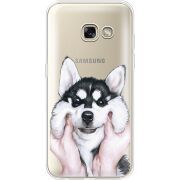 Прозрачный чехол Uprint Samsung A320 Galaxy A3 2017 Husky
