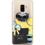 Прозрачный чехол Uprint Samsung A730 Galaxy A8 Plus (2018) Fashion Pug