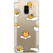 Прозрачный чехол Uprint Samsung A730 Galaxy A8 Plus (2018) Gudetama