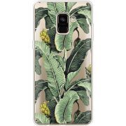 Прозрачный чехол Uprint Samsung A730 Galaxy A8 Plus (2018) Banana Leaves