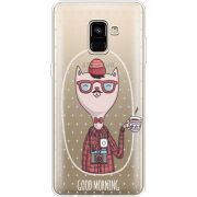 Прозрачный чехол Uprint Samsung A730 Galaxy A8 Plus (2018) Good Morning