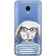 Прозрачный чехол Uprint Meizu M5 MR. Rabbit