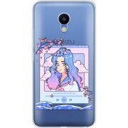 Прозрачный чехол Uprint Meizu M5 The Sakuras Will Cry For You