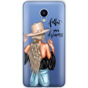 Прозрачный чехол Uprint Meizu M5 Follow Your Dreams