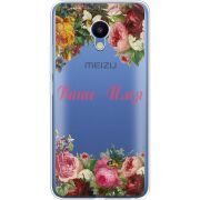 Прозрачный чехол Uprint Meizu M5 Именной