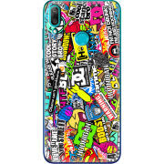 Чехол Uprint Huawei Y7 2019 Multicolored Inscriptions