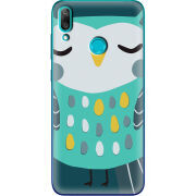 Чехол Uprint Huawei Y7 2019 Green Owl