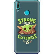 Чехол Uprint Huawei Y7 2019 Strong in me Cuteness is