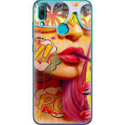 Чехол Uprint Huawei Y7 2019 Yellow Girl Pop Art