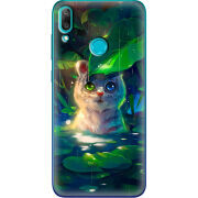 Чехол Uprint Huawei Y7 2019 White Tiger Cub