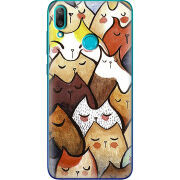 Чехол Uprint Huawei Y7 2019 Sleepy Cats