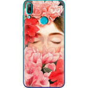 Чехол Uprint Huawei Y7 2019 Girl in Flowers